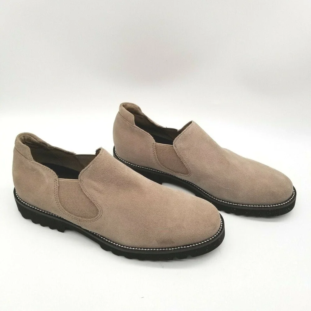 BLONDO Women Robin Waterproof Flat In Mushroom Leather Size 6.5